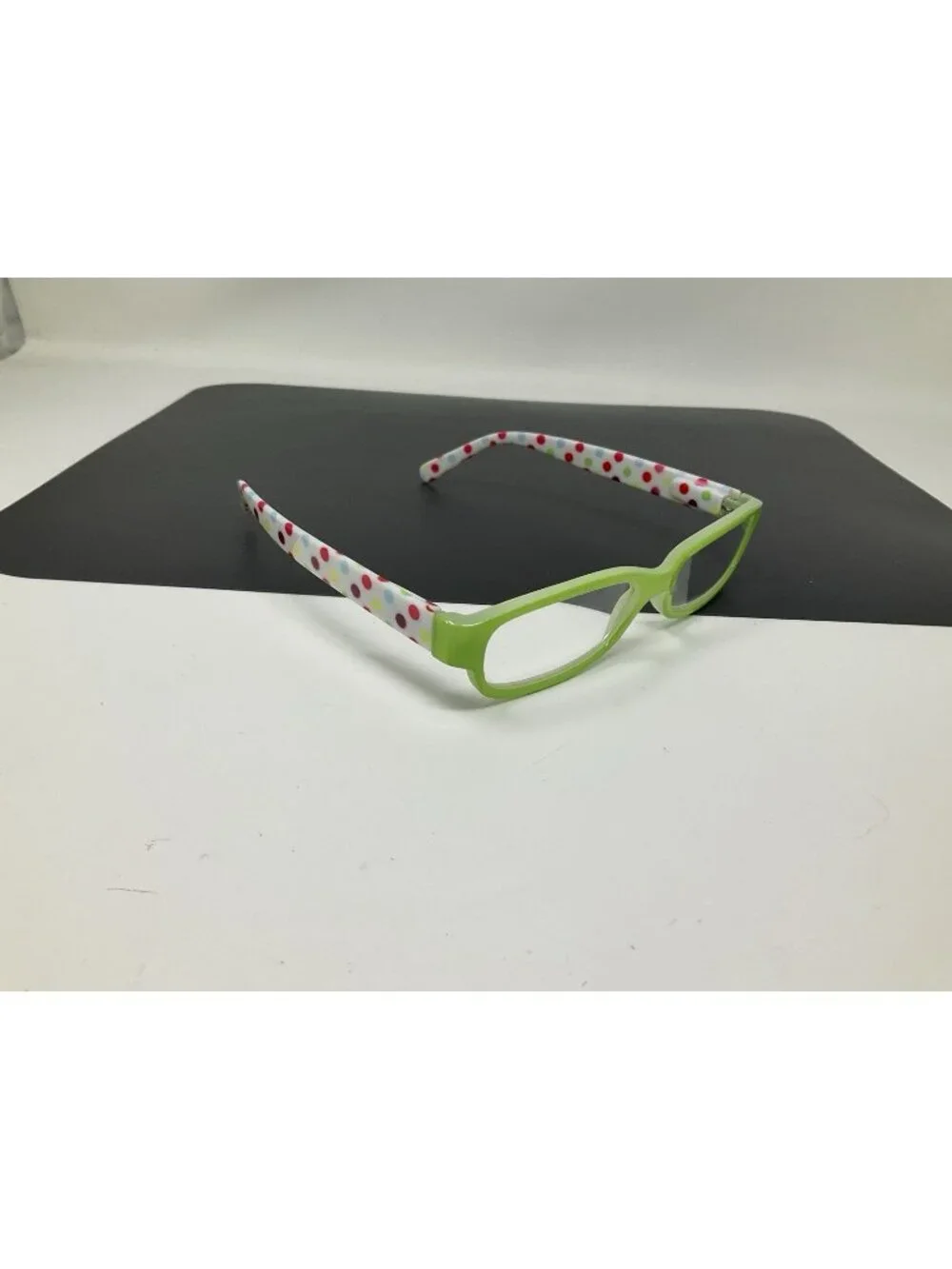 Peepers 491 Rectangle Green Reading Glasses Power +1.75